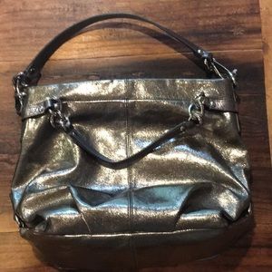 Coach metallic purse
